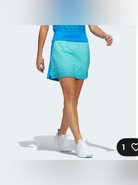 adidas Teal and Royal Blue Athletic Skater Skirt